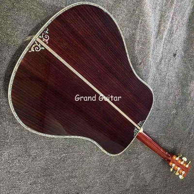 Custom 41 Inch D-45 Sunburst Acoustic Guitar, Rosewood BACK SIDE, Martin Style supplier