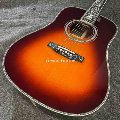 Custom 41 Inch D-45 Sunburst Acoustic Guitar, Rosewood BACK SIDE, Martin Style supplier