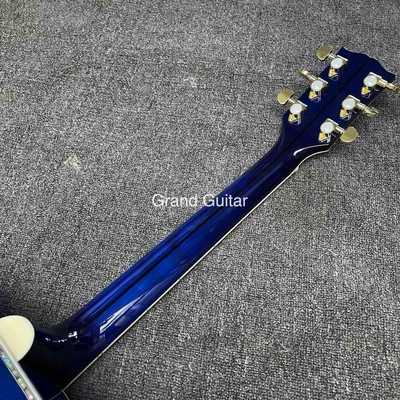 Custom GB-Viper Blue Dove Acoustic Guitar 41 Inches D Body Abalone Inlay Binding supplier