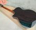 Custom body cut acoustic guitar Real abalone solid top SP14 electric acoustic guitar supplier