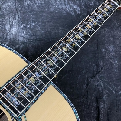 Custom Martin Style Deluxe D-100AA All Solid Wood 41 Inch D Type Spruce Acoustic Guitar Abalone supplier