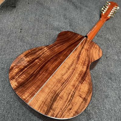 Custom 6 Strings Hawaiian KOA Top Solid Hawaiian Koa Back Sides Mahogany Neck Ebony Fretboard Cutaway K24ce Acoustic Guitar supplier