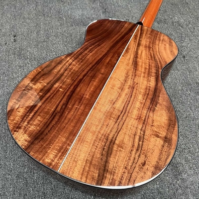 Custom 6 Strings Hawaiian KOA Top Solid Hawaiian Koa Back Sides Mahogany Neck Ebony Fretboard Cutaway K24ce Acoustic Guitar supplier
