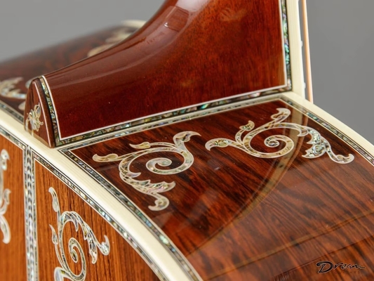 Custom Martin Style D-50 Limited-Edition Dreadnought Acoustic Guitar Natural with Herringbone Binding, Solid Wood Guitar supplier