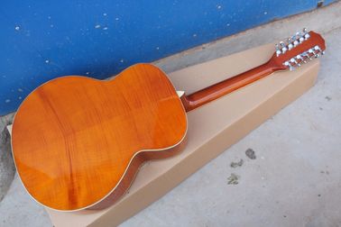 12 strings blond acoustic guitar TY 12 strings 814 acoustic electric guitar round body 814ce guitar supplier