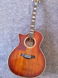 Custom Wholesales KOA body acoustic guitar KOA electric acoustic guitar Free Shipping Sunset finish KOA acoustic supplier