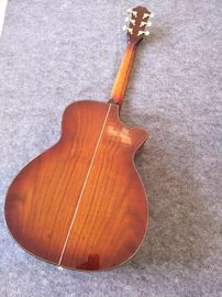 Custom Wholesales KOA body acoustic guitar KOA electric acoustic guitar Free Shipping Sunset finish KOA acoustic supplier