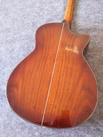 Custom Wholesales KOA body acoustic guitar KOA electric acoustic guitar Free Shipping Sunset finish KOA acoustic supplier