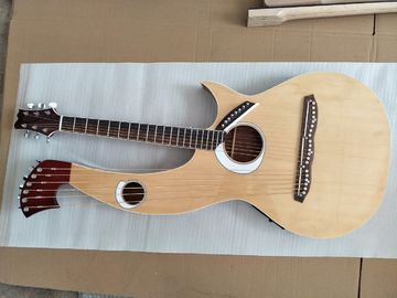 20 Strings Double Neck Acoustic Harp Guitar with EQ supplier