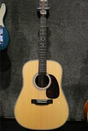 Custom HD28 acoustic guitar replica nice workmanship ebony fretboard rosewood back side mahogany neck supplier