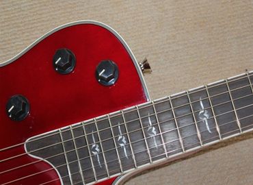 Wholsale Factory custom 21frets T5 classic semi-hollow red Electric guitar with rosewood fingerboard,can be customized supplier