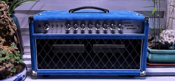 Custom D Style Steel String Singer Head 20W 50W 100W with Suede Blue Color, Grand Amplifier SSS Model supplier