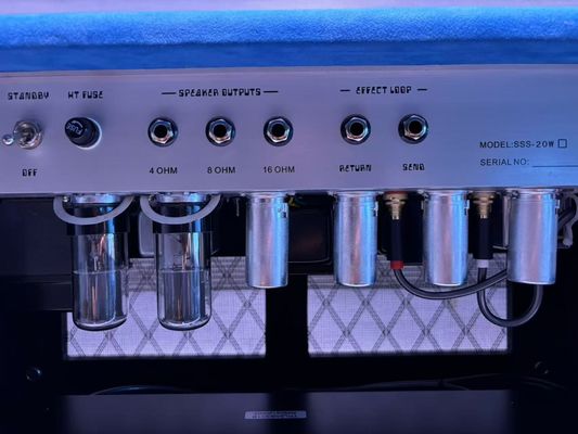 Custom D Style Steel String Singer Head 20W 50W 100W with Suede Blue Color, Grand Amplifier SSS Model supplier