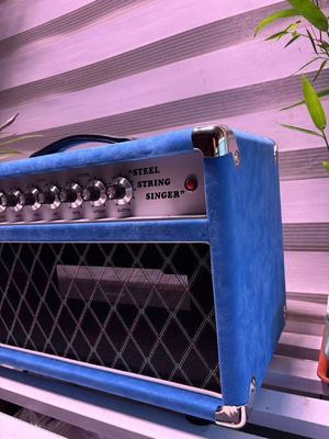 Custom D Style Steel String Singer Head 20W 50W 100W with Suede Blue Color, Grand Amplifier SSS Model supplier