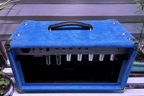 Custom D Style Steel String Singer Head 20W 50W 100W with Suede Blue Color, Grand Amplifier SSS Model supplier