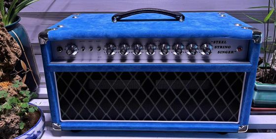 Custom D Style Steel String Singer Head 20W 50W 100W with Suede Blue Color, Grand Amplifier SSS Model supplier