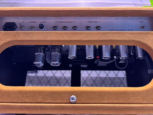 Custom Dumble CLONE Steel String Singer Head 20W 50W 100W with Suede Brown Color, Grand Amplifier SSS Model supplier
