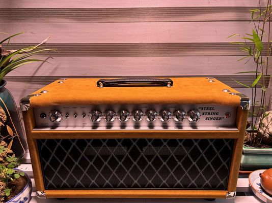 Custom Dumble CLONE Steel String Singer Head 20W 50W 100W with Suede Brown Color, Grand Amplifier SSS Model supplier
