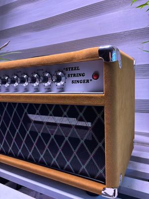 Custom Dumble CLONE Steel String Singer Head 20W 50W 100W with Suede Brown Color, Grand Amplifier SSS Model supplier