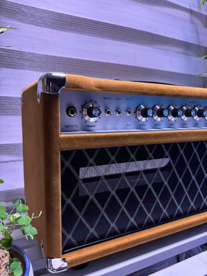 Custom Dumble CLONE Steel String Singer Head 20W 50W 100W with Suede Brown Color, Grand Amplifier SSS Model supplier