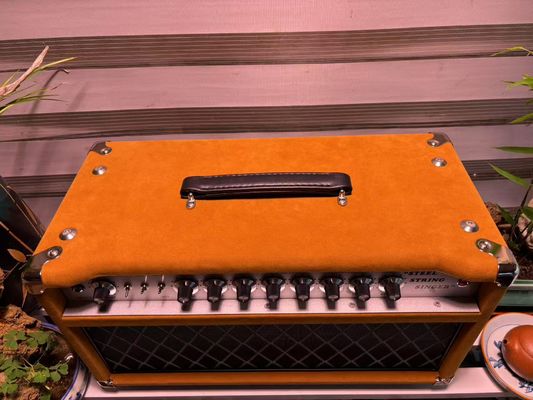 Custom Dumble CLONE Steel String Singer Head 20W 50W 100W with Suede Brown Color, Grand Amplifier SSS Model supplier