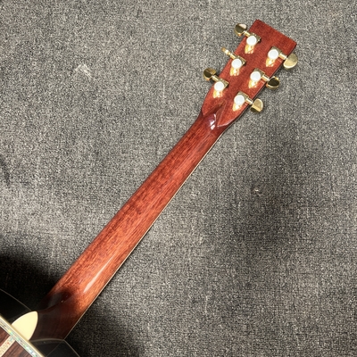 Custom M Style Solid Cedar Top D45caa Dreadnought Acoustic Guitar with Solid Rosewood Back Side, customized logo on headstock supplier