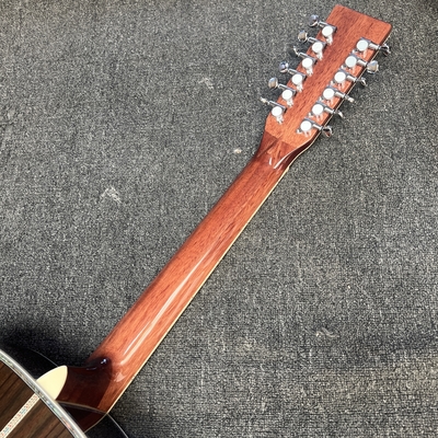 Custom M Style 12 Strings Solid Spruce Top Dreadnought Acoustic Guitar, Customized Logo on Headstock supplier