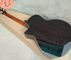 Body cut acoustic guitar Real abalone solid top SP14s electric acoustic guitar supplier