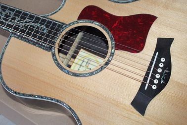 Wholesale- Factory custom 41'' 20 frets 916 cutaway body natural wood color acoustic guitar with solid top,golden tuners supplier