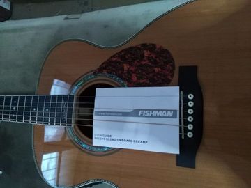 Ebony Fretboard OM body Signature Acoustic Electric Guitar (OM-G) supplier