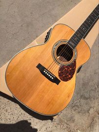 Ebony Fretboard OM body Signature Acoustic Electric Guitar (OM-G) supplier