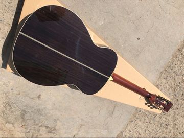 Ebony Fretboard OM body Signature Acoustic Electric Guitar (OM-G) supplier