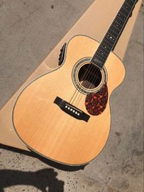 Ebony Fretboard OM body Signature Acoustic Electric Guitar (OM-G) supplier