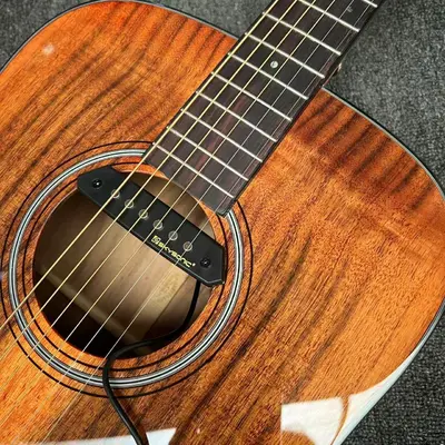 Custom Martin Style Dreadnought D-18AA All Solid KOA Wood Acoustic Guitar, Accept Guitar OEM supplier