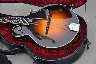 Handmade custom advanced 8 strings QT-F5 mandolin electric guitar with ebony fretboard supplier
