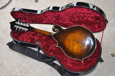 Handmade custom advanced 8 strings QT-F5 mandolin electric guitar with ebony fretboard supplier