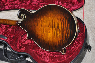 Handmade custom advanced 8 strings QT-F5 mandolin electric guitar with ebony fretboard supplier