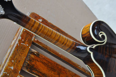 Handmade custom advanced 8 strings QT-F5 mandolin electric guitar with ebony fretboard supplier