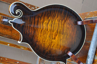 Handmade custom advanced 8 strings QT-F5 mandolin electric guitar with ebony fretboard supplier