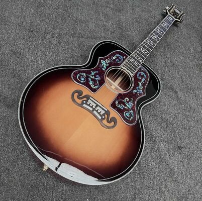 Custom BOB DYLAN GIBSON Style SJ 200 Acoustic Guitar in Sunburst with Cocobolo Back Side supplier
