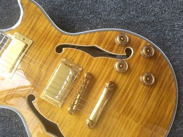 Custom Jazz Guitar,Electric Guitar, Vintage double bulging F hole supplier