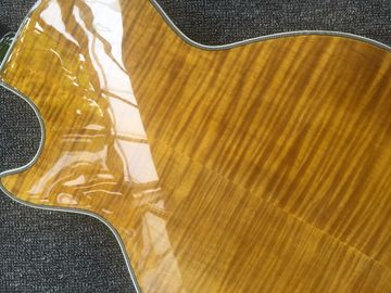 Custom Jazz Guitar,Electric Guitar, Vintage double bulging F hole supplier