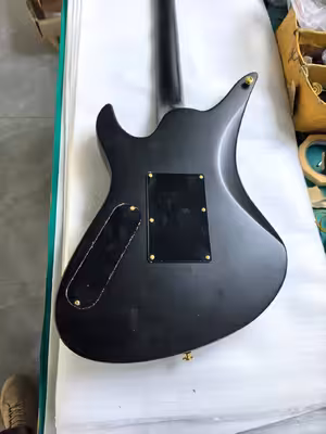 Custom Schecter Style Synyster Gates Signature "Dark Night" Matte Finishing Black Stripe Electric Guitar Gold Hardware supplier