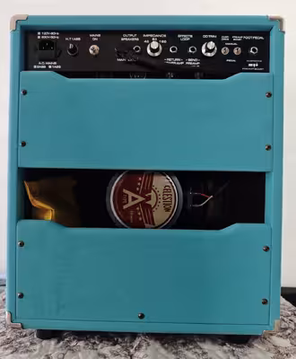 Custom Handwired Overdrive Special Combo Valve Guitar Amplifier with Celestion A-Type Speaker ODS20c by Grand, JJ Tubes, Suede Blue, Grand Amp Series Dumble Style Clone supplier