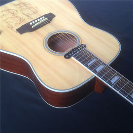 Hot sale Acoustic Guitar Natural Guitar Acoustic with One Piece of body 20 scale Chinese guitar shop free shipping supplier