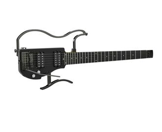 Unique Design Patented Grand Headless Foldable Travel Guitar with Double Humbuckers and Headphone Amplifier supplier