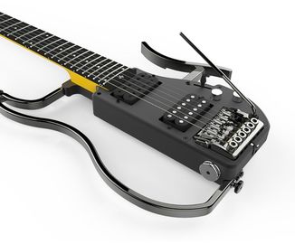 Unique Design Patented Grand Headless Foldable Travel Guitar with Double Humbuckers and Headphone Amplifier supplier