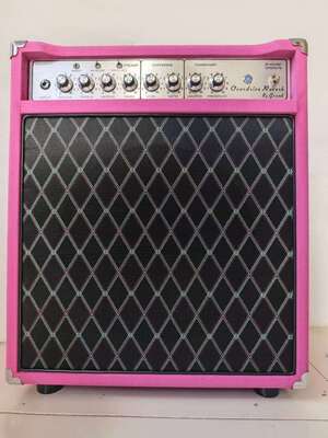 Custom Grand ODR Overdrive Reverb Handwired Amp Head 20watt with Suede Purple, Special Price supplier