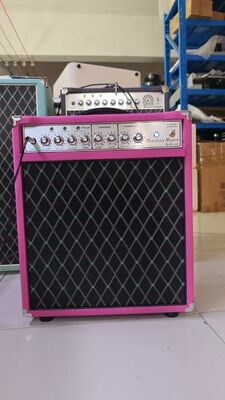 Custom Grand ODR Overdrive Reverb Handwired Amp Head 20watt with Suede Purple, Special Price supplier