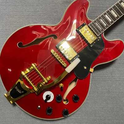 Custom Gibson ES-335 Style Semi-Hollow Jazz Electric Guitar with Bigsby supplier